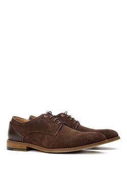 Simon Carter Weir Suede Lace Up Shoes - view 2, Brown