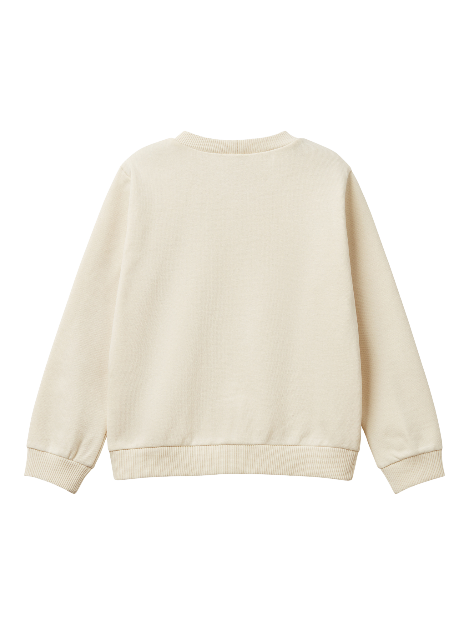 Product image 2 of 3, which shows Benetton Kids' Lilo & Stitch Sweatshirt, Ecru, 18-24 months