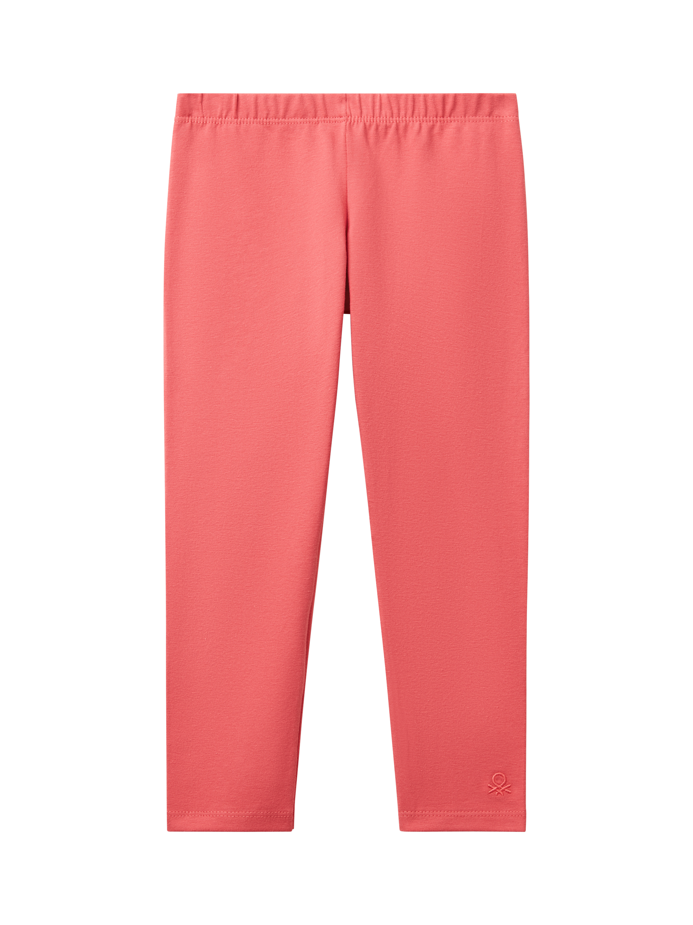 Product image 1 of 3, which shows Benetton Kids' Leggings, Cyclamen, 2-3 years