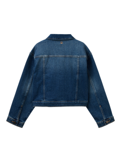 Benetton Kids' Denim Jacket, Blue - view 2, Blue