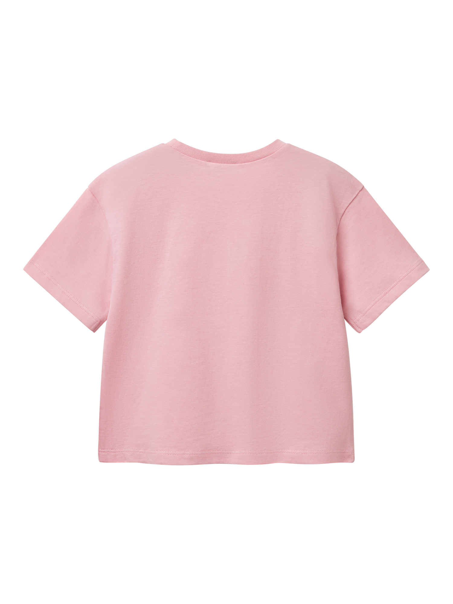 Product image 2 of 3, which shows Benetton Kids' 3D Hearts T-Shirt, Pink, 3-4 years