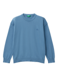 Benetton Kids' Cotton Crew Neck Jumper