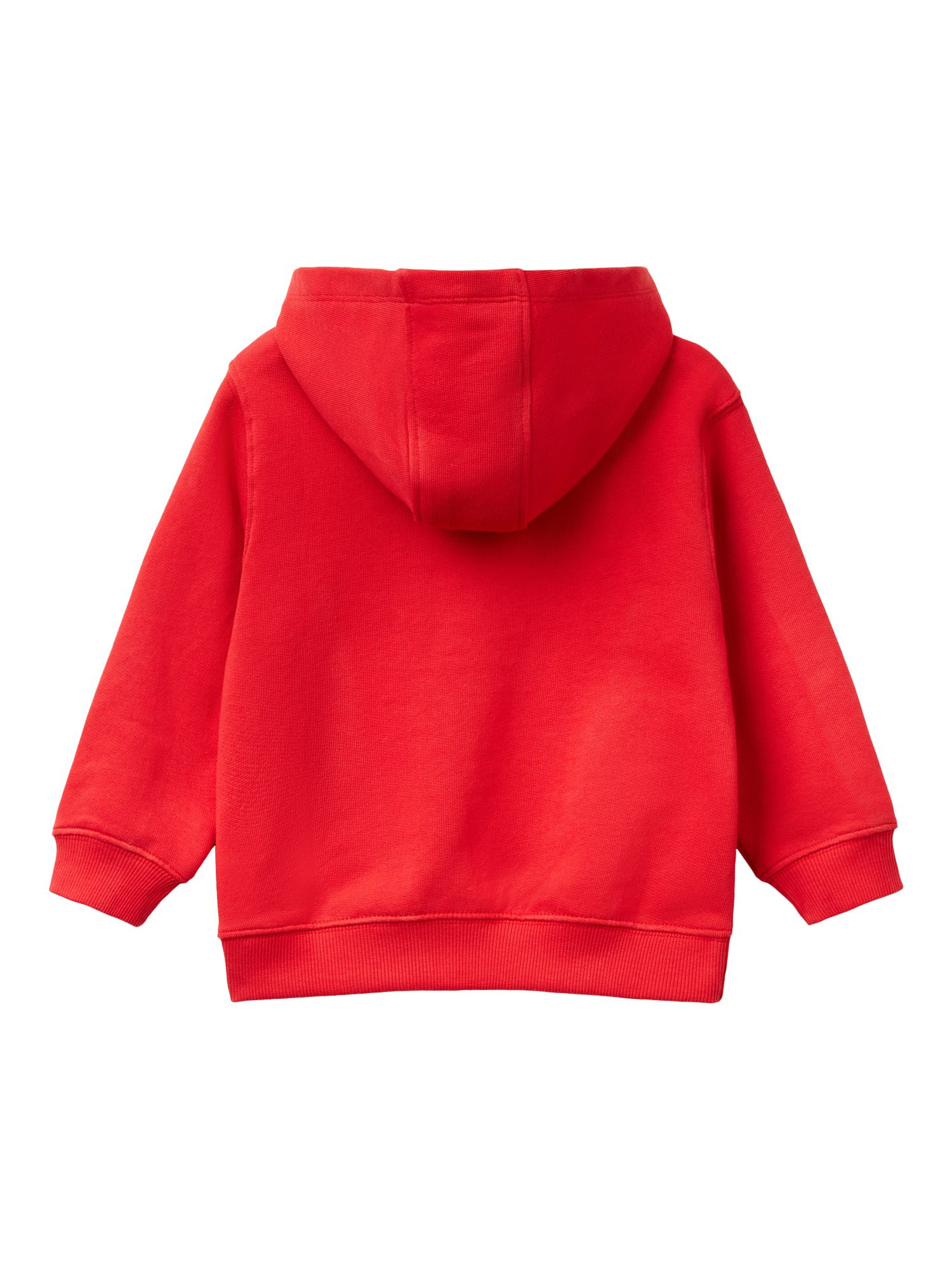 Product image 2 of 3, which shows Benetton Kids' Logo Hoodie, Red, 3-4 years