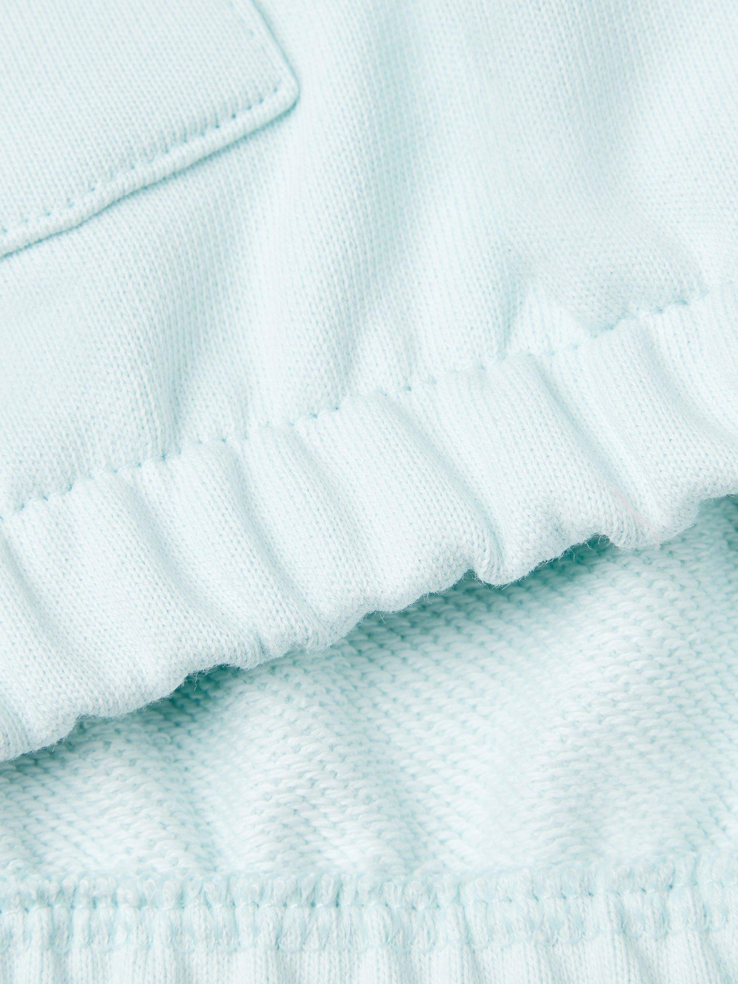Product image 3 of 3, which shows Benetton Kids' Pocket Detail Jumper, Aquamarine, 5-6 years