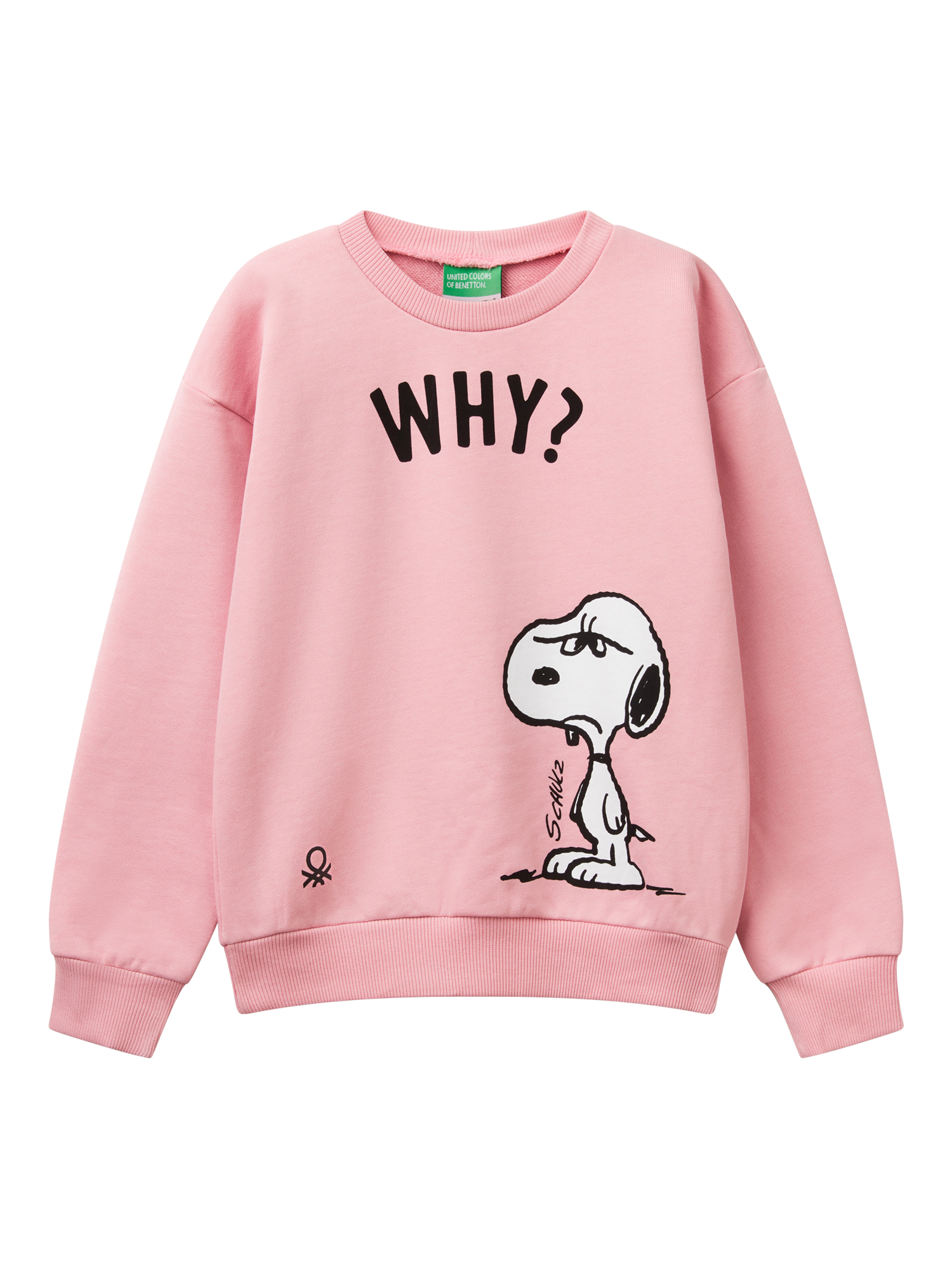 Benetton Kids' Snoopy Sweatshirt, Pink