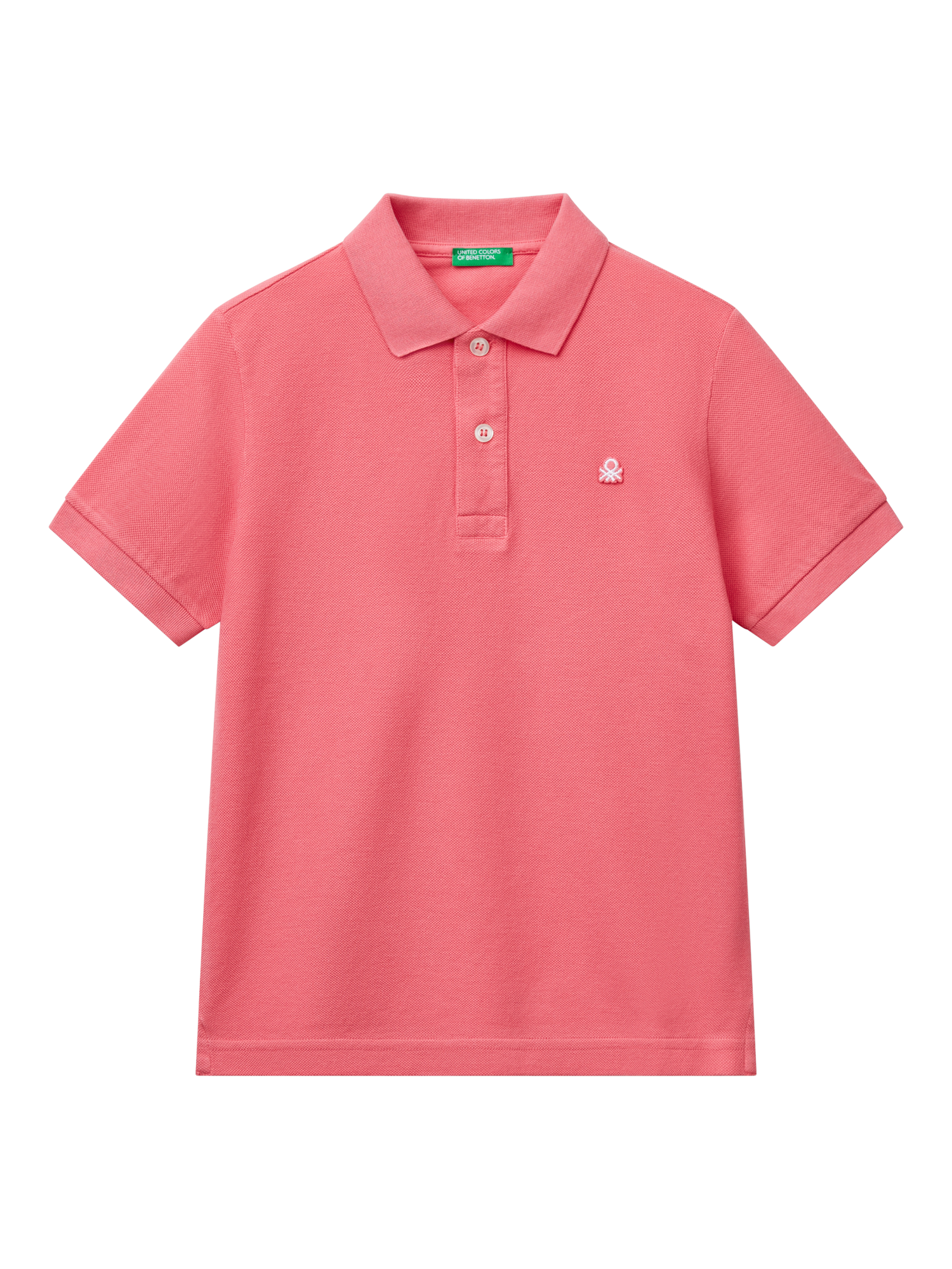 Benetton Kids' Polo Shirt, Pink