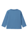 Benetton Kids' Skate Street Graphic Long Sleeve T-Shirt, Sugar Paper