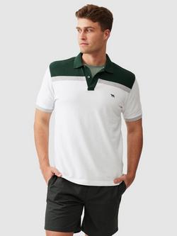 Rodd & Gunn Whitby Cotton Regular Fit Short Sleeve Polo Shirt, Forest