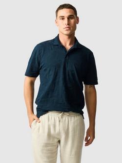 Rodd & Gunn Blaketown Premium Cotton Regular Fit Short Sleeve Polo Shirt, Eclipse, Eclipse