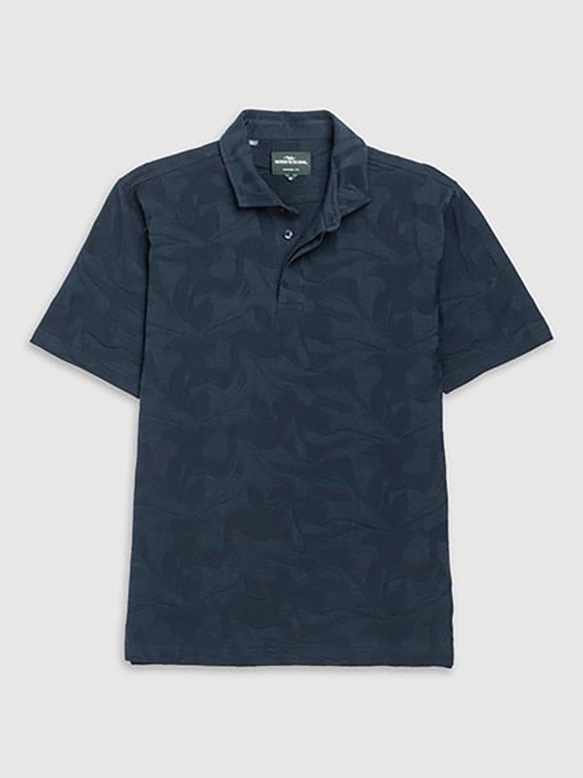 Product image 4 of 6, which shows Rodd & Gunn Blaketown Premium Cotton Regular Fit Short Sleeve Polo Shirt, Eclipse, XS