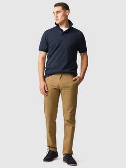 Rodd & Gunn Wilson Bay Cotton Slim Fit Short Sleeve Polo Shirt - view 2, Eclipse