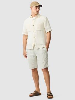 Rodd & Gunn Enstone Lane Cotton Regular Fit Short Sleeve Shirt, Barley - view 2, Barley