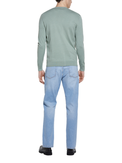 SISLEY Regular Fit Jeans, Mid Blue - view 2, Mid Blue