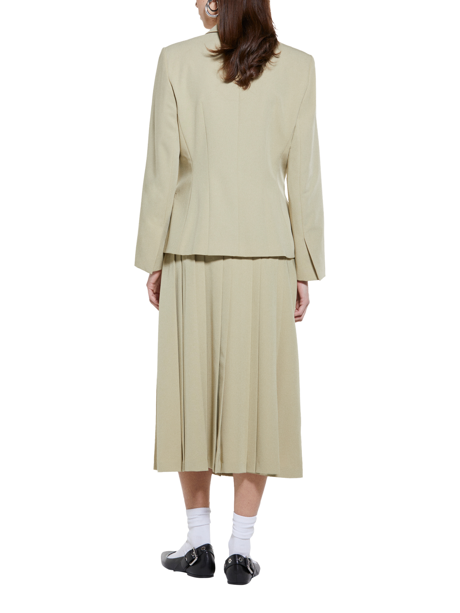 Product image 2 of 4, which shows SISLEY Slim Fit Blazer, Military Green, 8