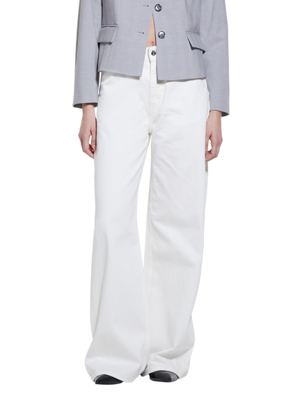SISLEY Wide Leg 72 Jeans, White