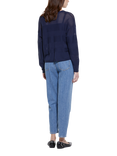 SISLEY Boat Neck Sweater, Blue