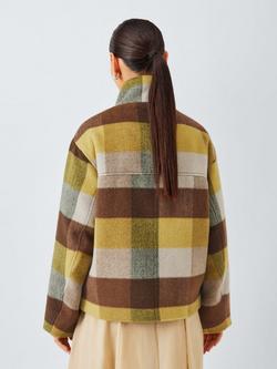 AND/OR Check Side Pocket Coat, Multi - view 2, Multi