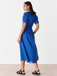 Whistles Avery Cotton Smocked Midi Dress