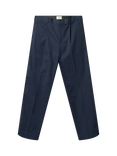 forét Tailored Twill Writer Trousers, Navy