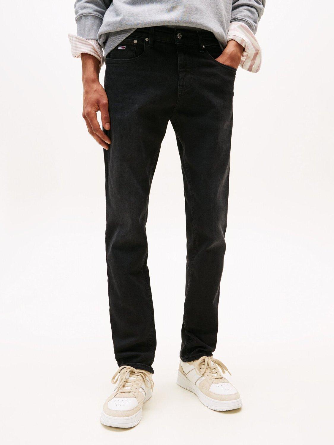 Product image 1 of 5, which shows Tommy Hilfiger Scanton Slim Fit Jeans, Denim Black, W30/L30