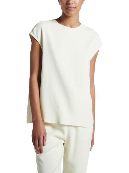 ASCENO The Dasha T-Shirt, Cream, Cream