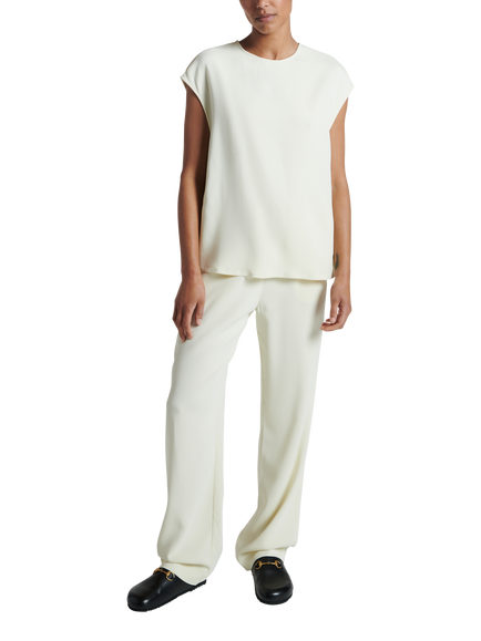 ASCENO The Dasha T-Shirt, Cream - view 2, Cream