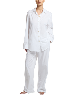 ASCENO London Oversized Shirt, White, White