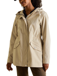 Joules Plain Waterproof Raincoat, Natural