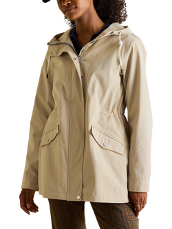 Joules Plain Waterproof Raincoat, Natural, Natural