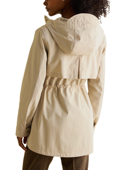 Joules Plain Waterproof Raincoat, Natural - view 2, Natural