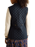 Joules Diamond Quilted Embroidered Gilet