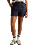 Joules Cotton Blend Chino Shorts, Navy