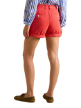 Joules Cotton Blend Chino Shorts, Red