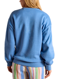 Joules Graphic Sports Emblem Crewneck Mixed Blend Sweater