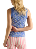 Joules Floral Vest Top, Blue/Multi