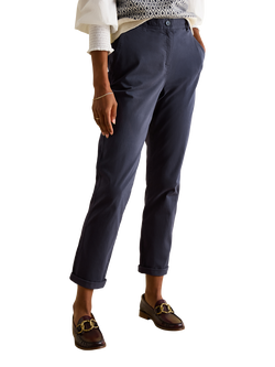 Joules Mid Rise Slim Fit Chinos, Navy