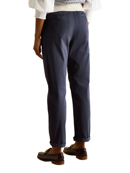 Joules Mid Rise Slim Fit Chinos - view 2, Navy