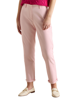 Joules Mid Rise Slim Fit Chinos, Pink