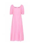 Soaked In Luxury Emine Haiku Puff Sleeve Midi Dress