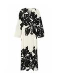 Soaked In Luxury Joanne Floral Maxi Dress, White/Black