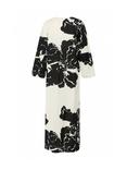 Soaked In Luxury Joanne Floral Maxi Dress, White/Black