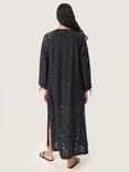 Soaked In Luxury Taya Chunky Lace Maxi Dress, Black