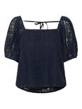 Soaked In Luxury Coopelia Tie Back Top, Night Sky