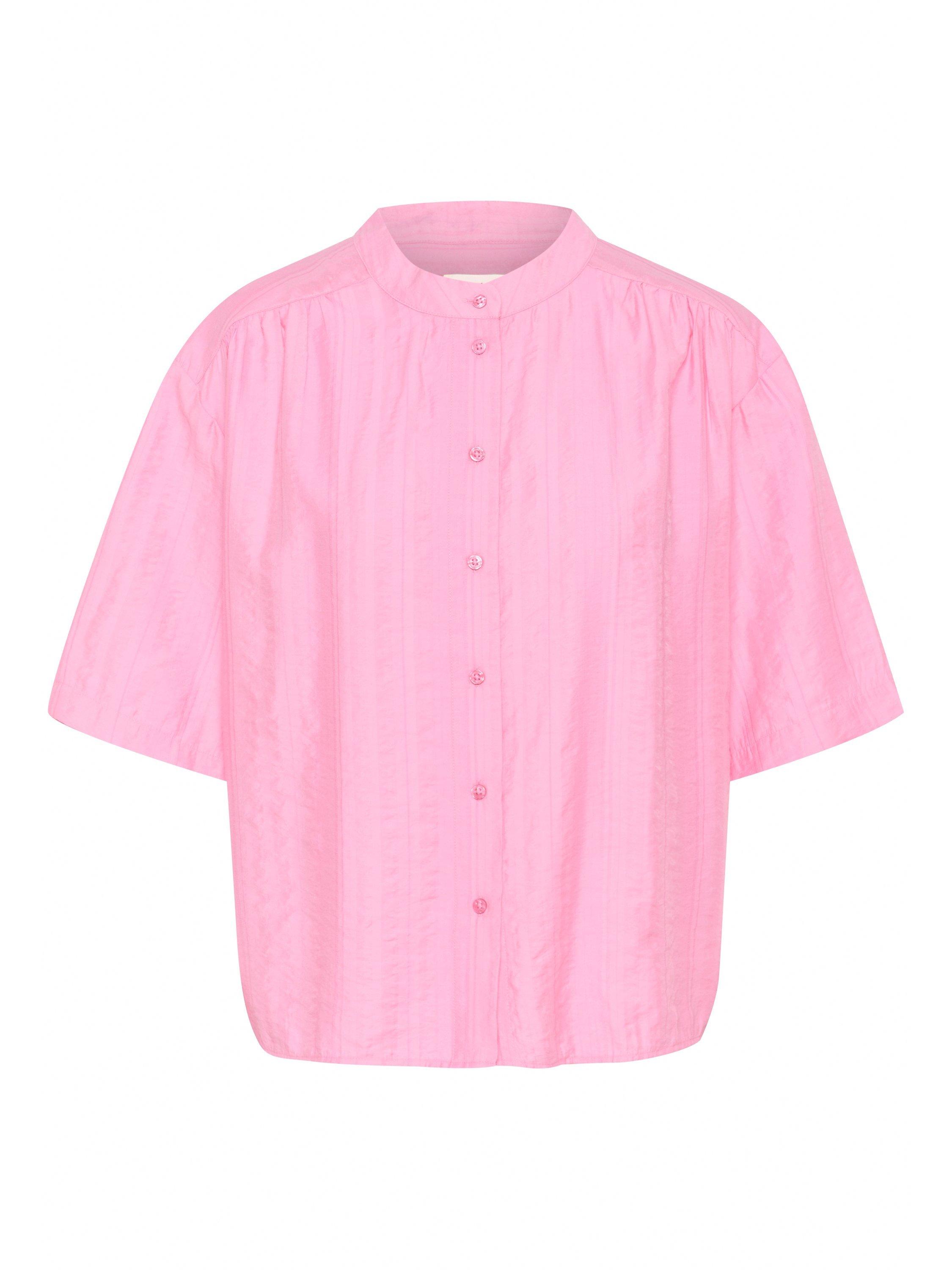 Product image 1 of 2, which shows Soaked In Luxury Emine Shirt, Rosebloom, XS