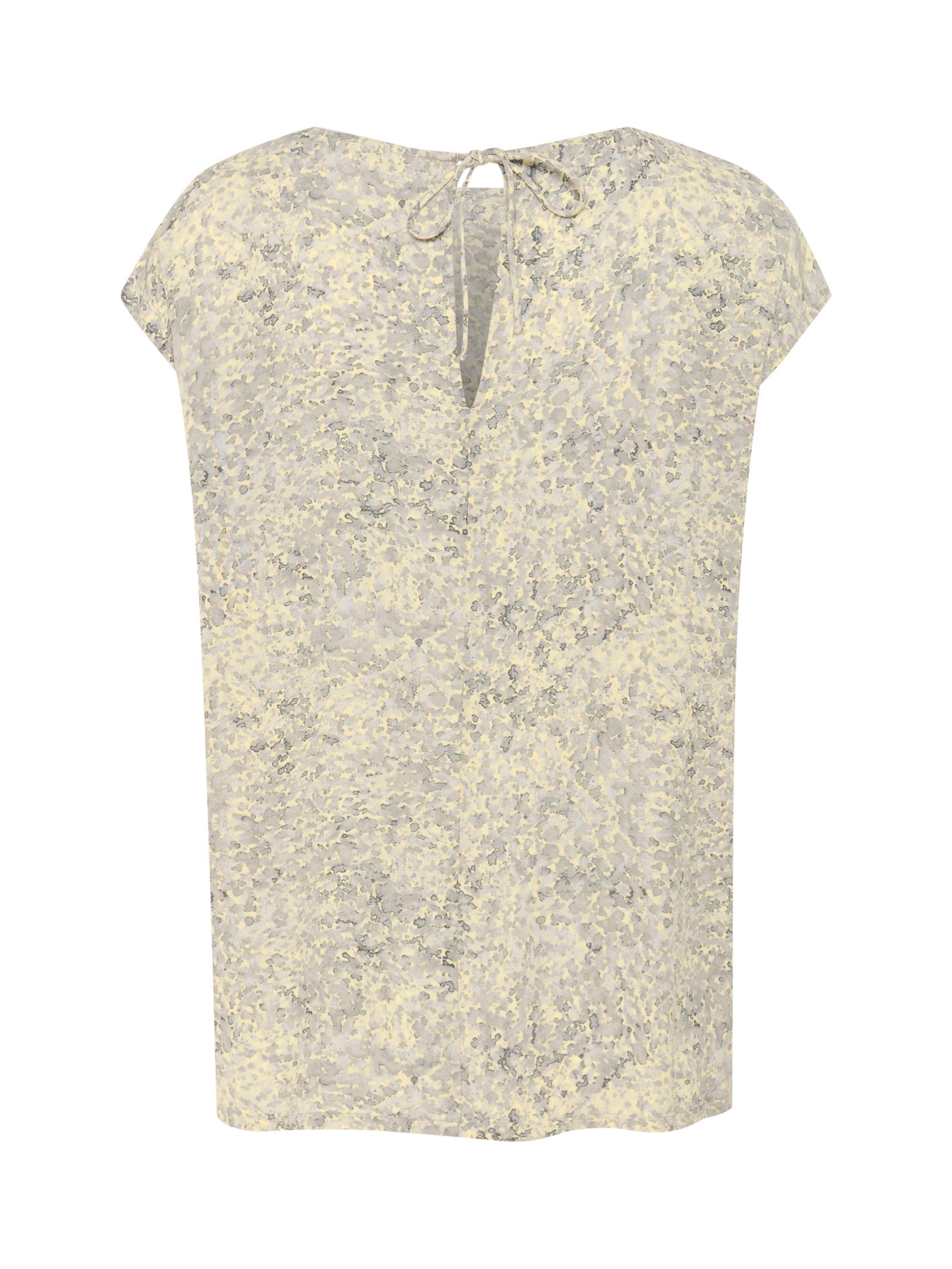 Product image 2 of 2, which shows Soaked In Luxury Zaya Ditsy Print Top, Grey/Multi, XS