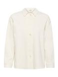 Soaked In Luxury Selino Long Sleeve Shirt, Off White
