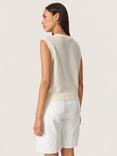 Soaked In Luxury Susanna Textured Knit Top, Cream