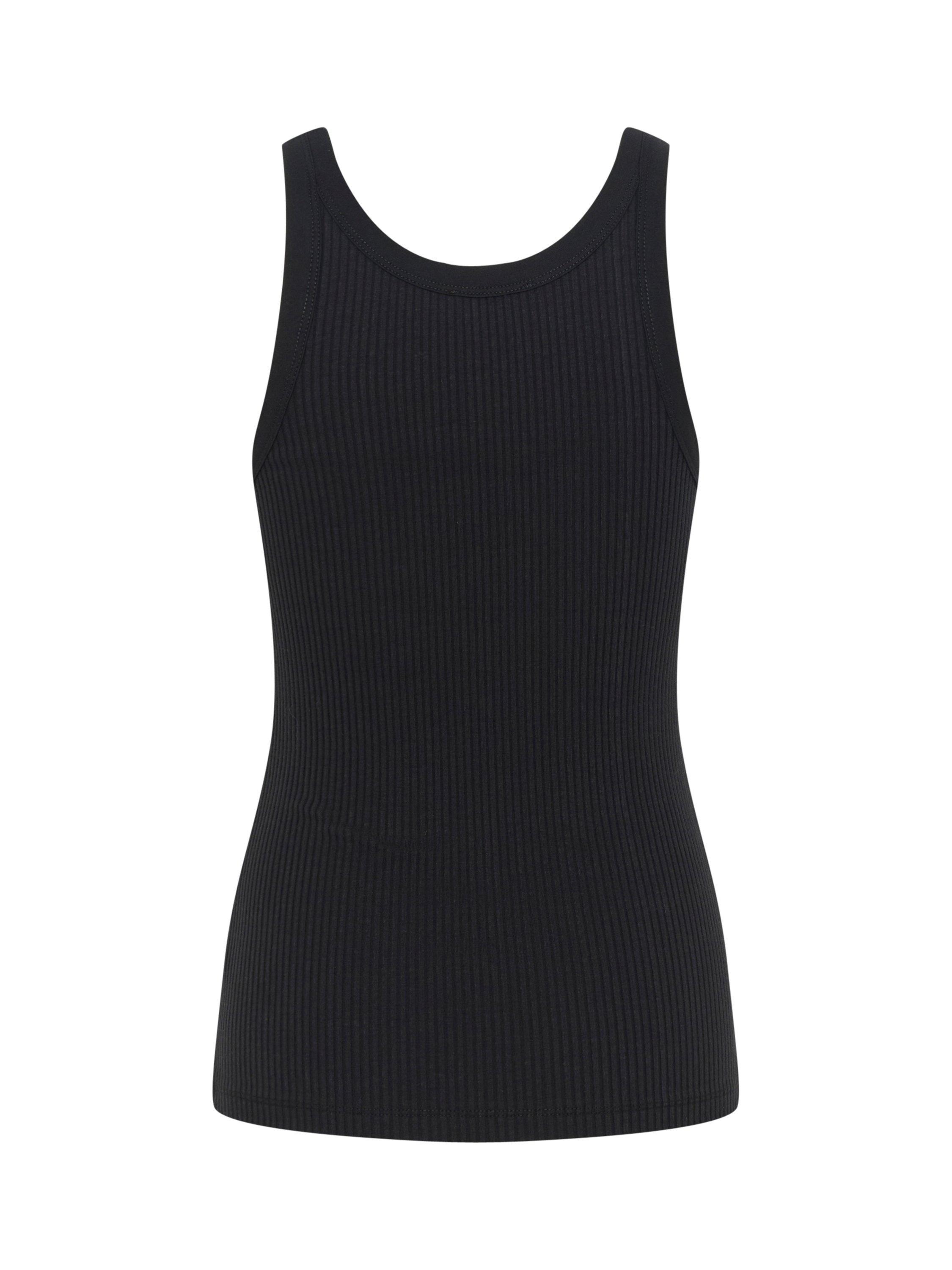 Product image 2 of 2, which shows Soaked In Luxury Simone Tank Top, Black, XS