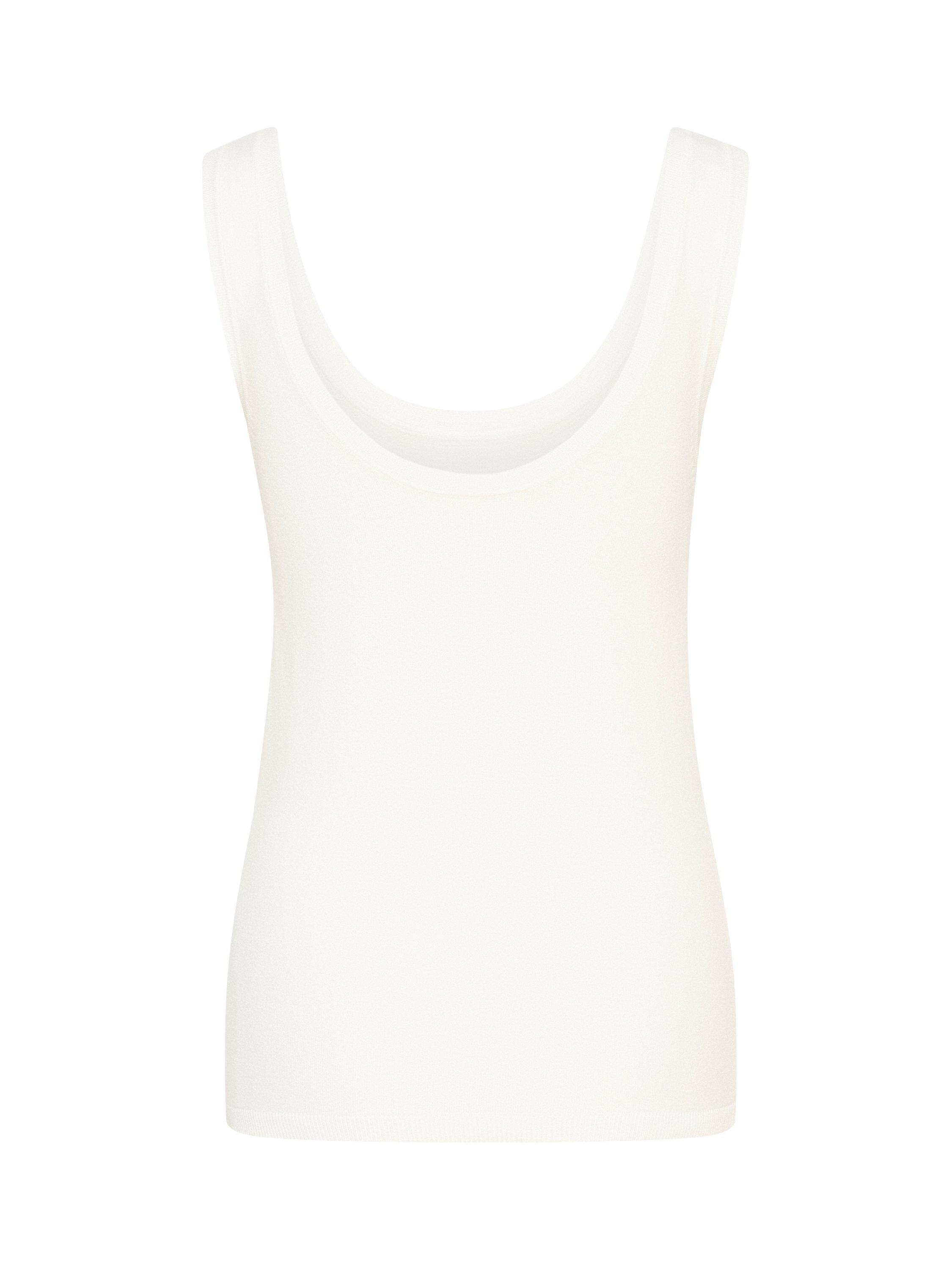 Product image 2 of 2, which shows Soaked In Luxury Spina Tank Top, Off White, M