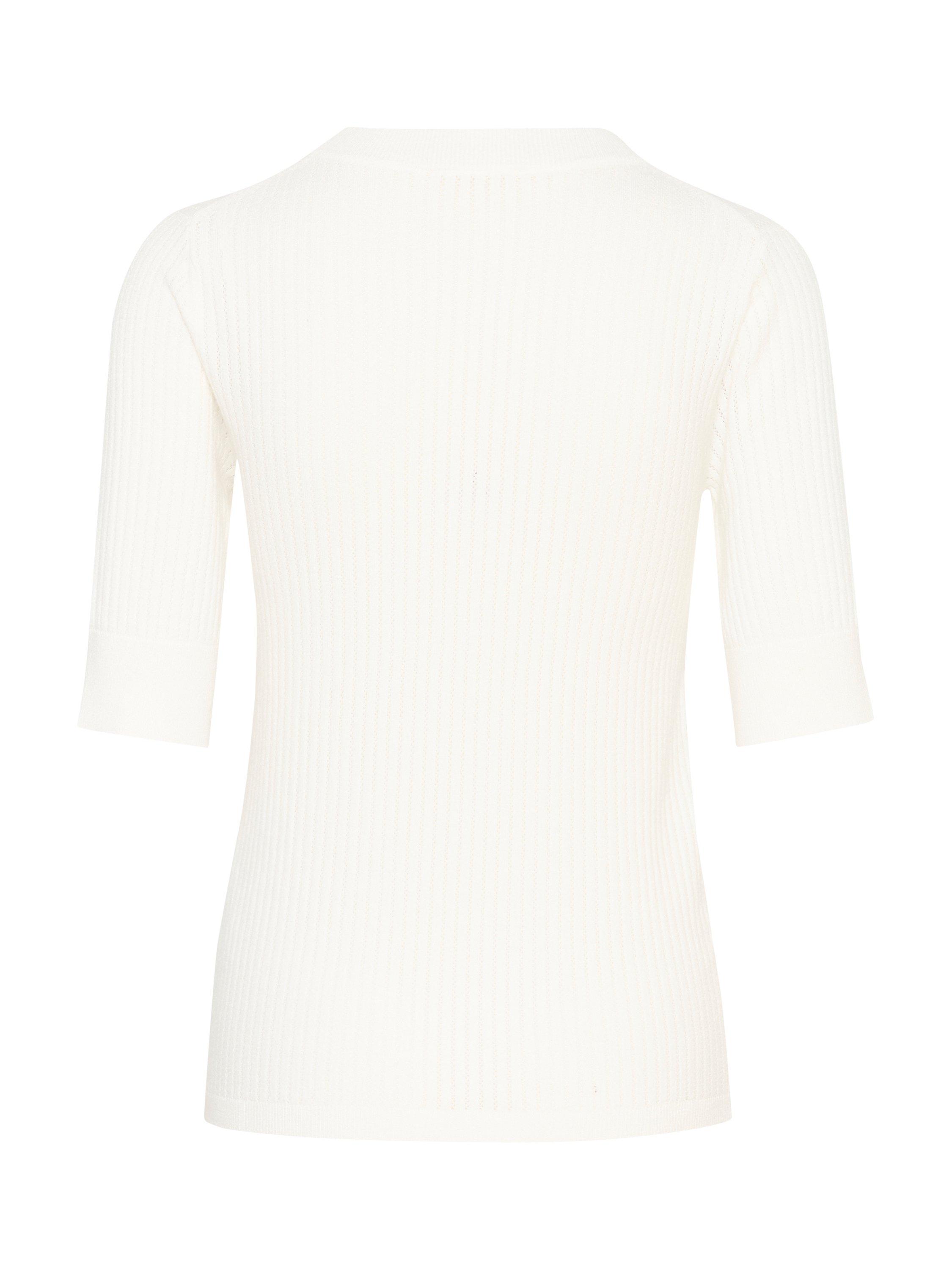 Product image 2 of 2, which shows Soaked In Luxury Spina Crew Neck T-Shirt, Off White, XS